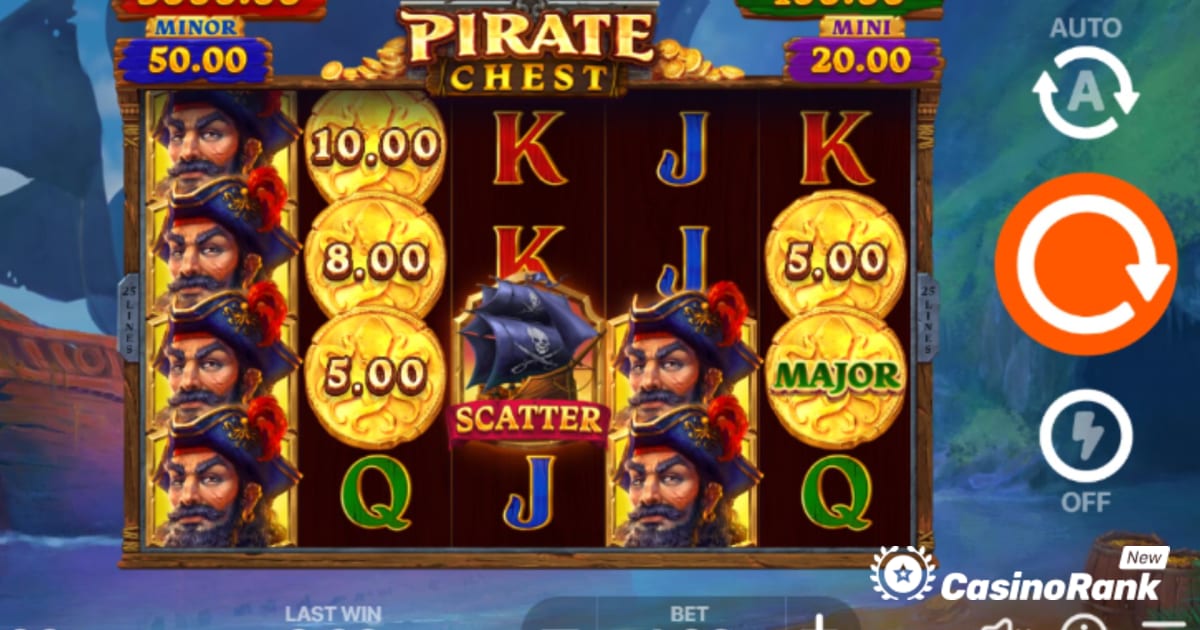 Gå på jagt efter jackpotskatte med Playson's Pirate Chest: Hold og vind
